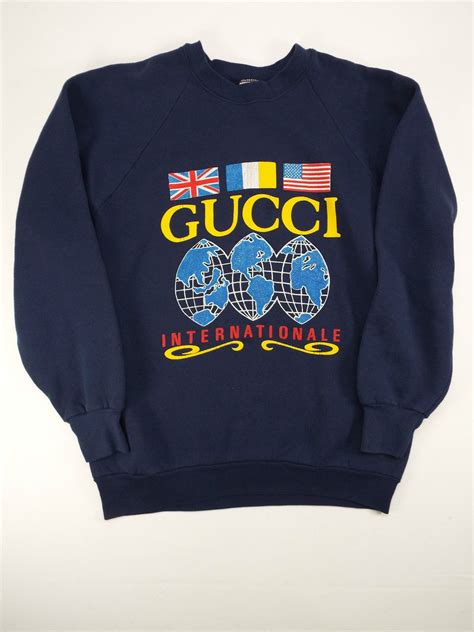 vintage 80s gucci sweatshirt|old school Gucci sweatshirts.